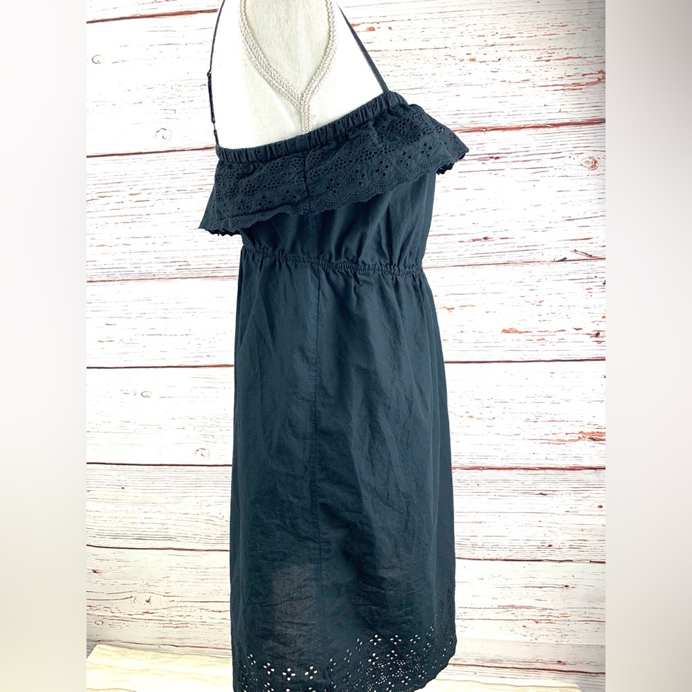 Old Navy Black Eyelet Spaghetti Strap Dress Size M - Picture 9 of 9